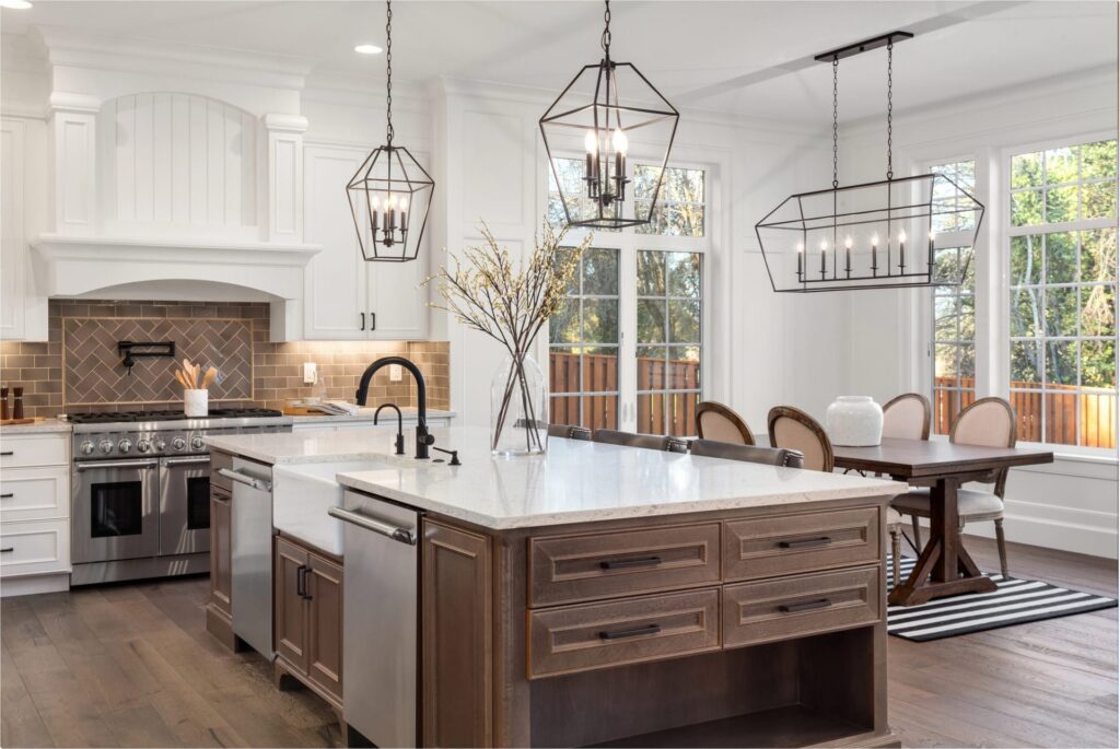 Modern kitchen in a Maryland home for sale — seller representation by Greg Leverton
