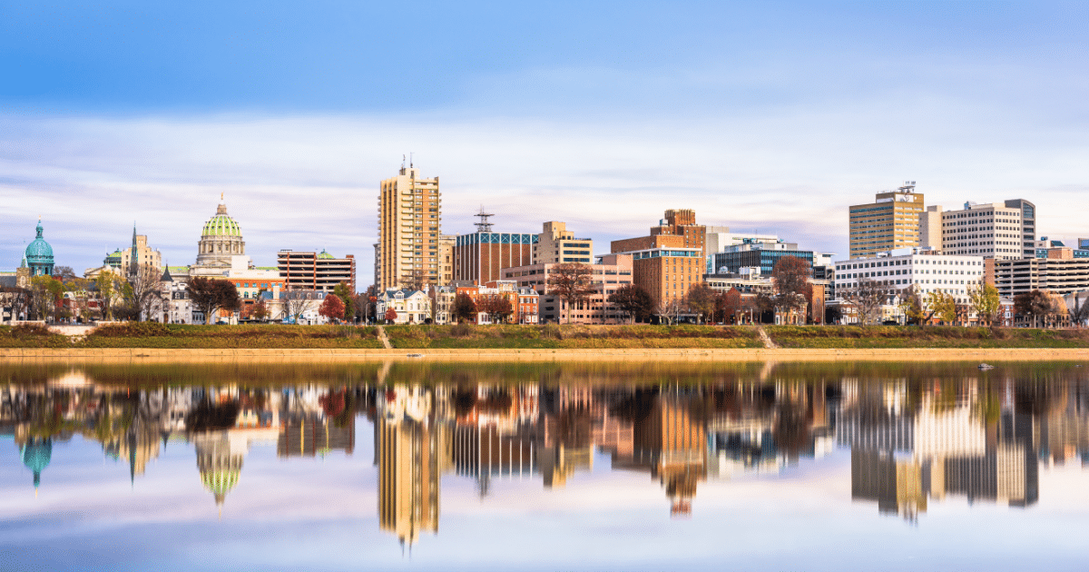 Harrisburg Pennsylvania skyline — Southern PA real estate market